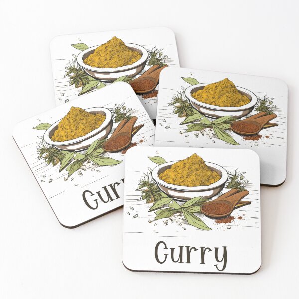 Artikelvorschau, Handgezeichnete Illustration von Curry entworfen und verkauft von Sketch-Shack.
