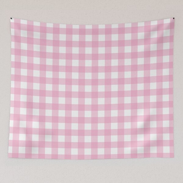 Item preview, Blushing Gingham - Soft Pink Gingham Pattern designed and sold by Lubellebubble20.