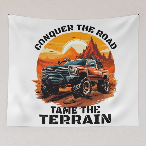 Item preview, Conquer the road, tame the terrain designed and sold by Concept-Hub.