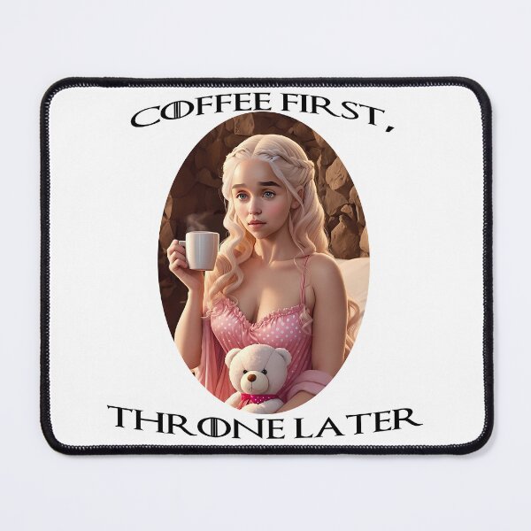 Item preview, Coffee First, Throne Later: A Morning with the Dragon Queen designed and sold by NaughtyDragon.