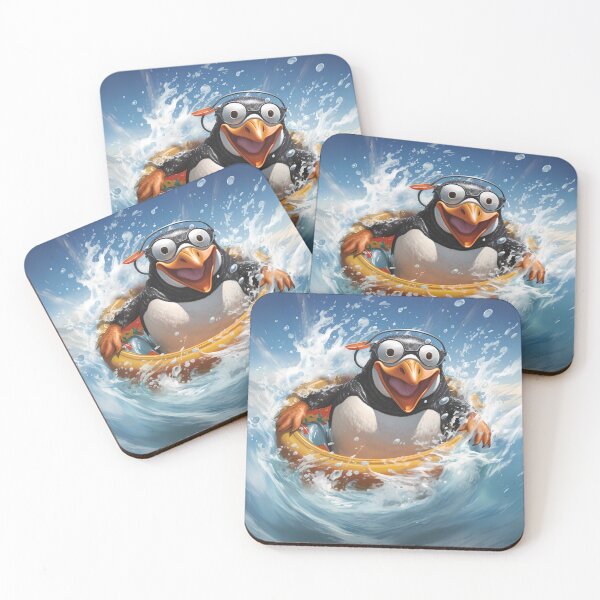 Item preview, Penguin Floating designed and sold by digitaIart.
