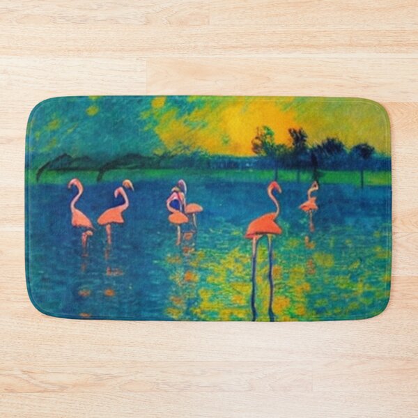 Item preview, Wading Flamingos at Sunset designed and sold by George Hutton Hunter.