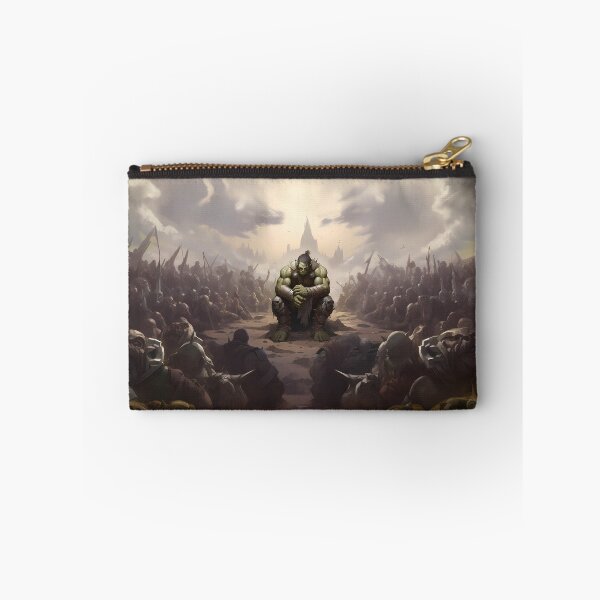 Item preview, Champion of the Horde: Mighty Orc Warrior in Azeroth designed and sold by Pawtraits1.