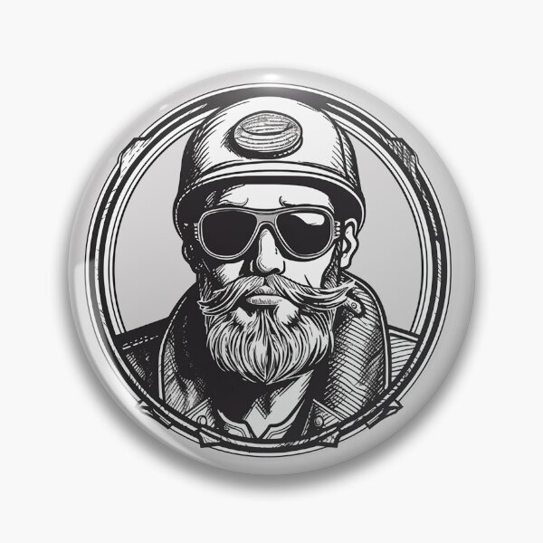 Item preview, Moustache Motorbike Man designed and sold by ErSaSolutions.