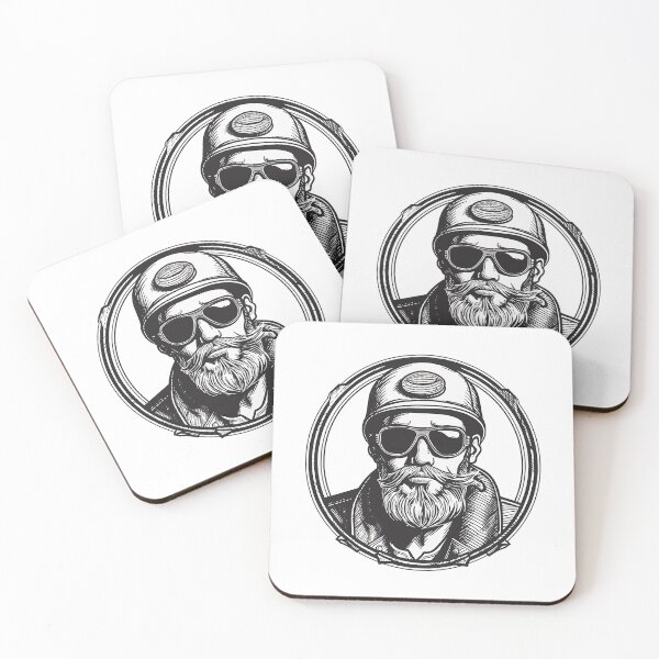 Item preview, Moustache Motorbike Man designed and sold by ErSaSolutions.