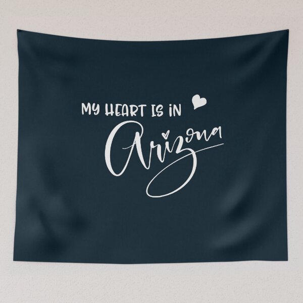 Artikelvorschau, Arizona Kalligrafie - My Heart Is In Arizona entworfen und verkauft von STYLESYNDIKAT.