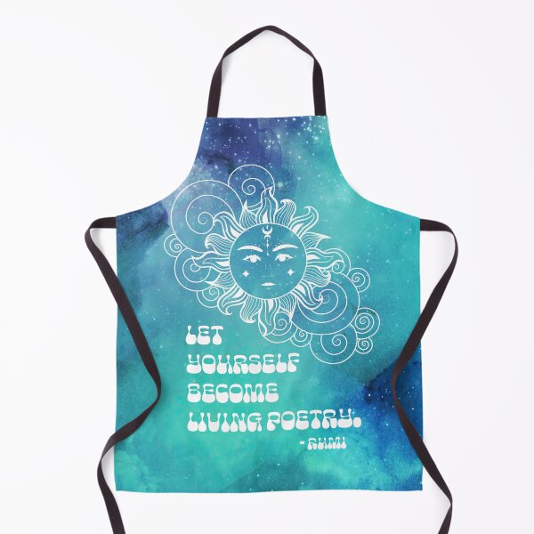 Item preview, Dorm Art - Cosmic Aesthetic Rumi Quote - Let Yourself Become Living Poetry designed and sold by Trish Dish.