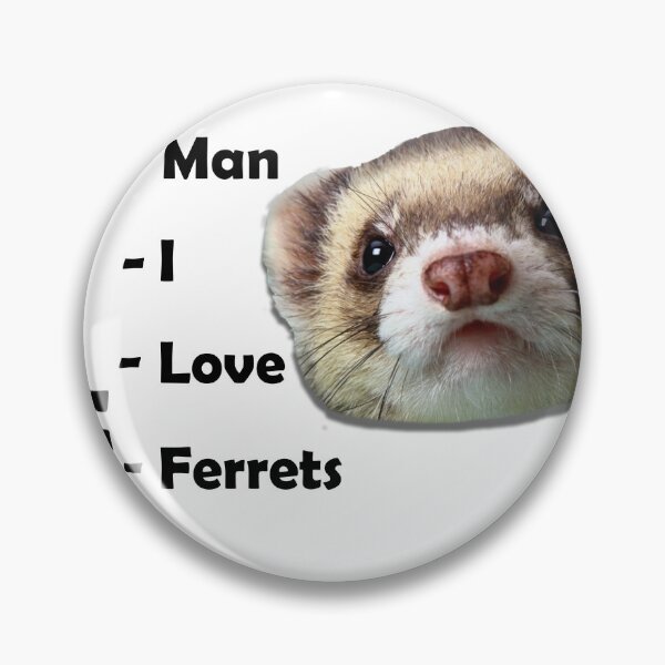 Item preview, Man I Love Ferrets designed and sold by SeanyShirts.