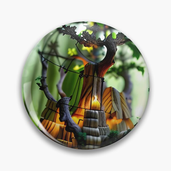Artikelvorschau, A beautiful lush Fairycore Elf forest entworfen und verkauft von PixieDustAIArt.