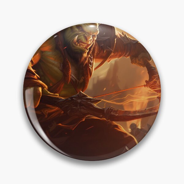 Item preview, Unleashing the Fury: An Orc's Roar Amidst the Chaos of Battle designed and sold by Pawtraits1.
