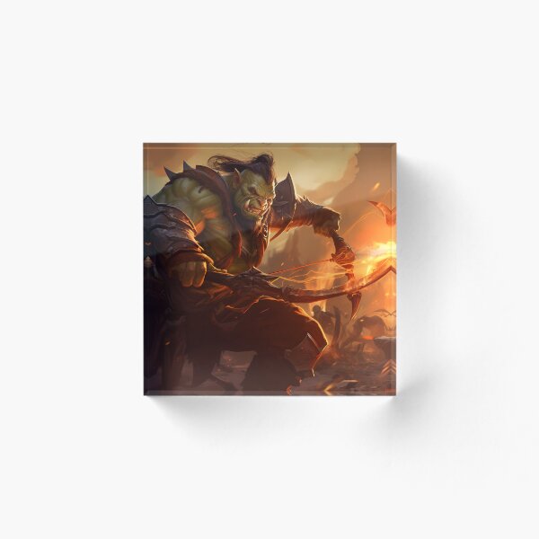 Item preview, Unleashing the Fury: An Orc's Roar Amidst the Chaos of Battle designed and sold by Pawtraits1.