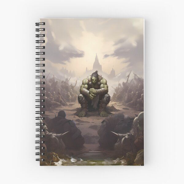 Item preview, Champion of the Horde: Mighty Orc Warrior in Azeroth designed and sold by Pawtraits1.