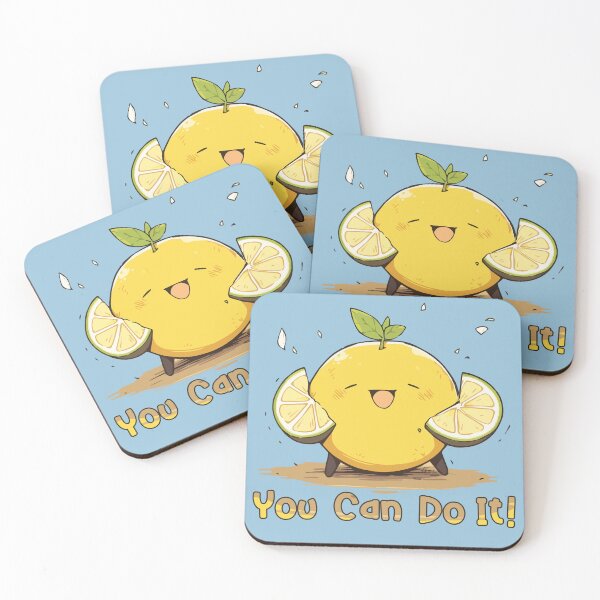 Item preview, Yuzu Cheering You Can Do It designed and sold by myanko.