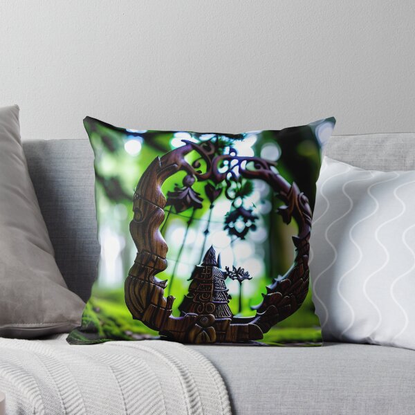 Artikelvorschau, A beautiful lush Fairycore Elf forest entworfen und verkauft von PixieDustAIArt.