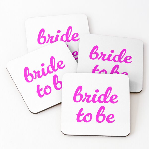 Artikelvorschau, Braut soll rosa sein | Brautparty-Geschenk | Hochzeitsankündigung entworfen und verkauft von Quality Design.