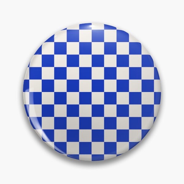Item preview, Checkered Pattern Blue and Pale Cream designed and sold by kierkegaard.