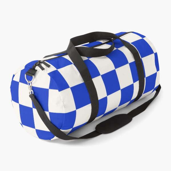 Item preview, Checkered Pattern Blue and Pale Cream designed and sold by kierkegaard.