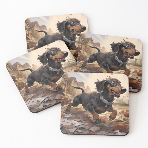 Item preview, The Running Dachshund Hot Dog designed and sold by Pawtraits1.
