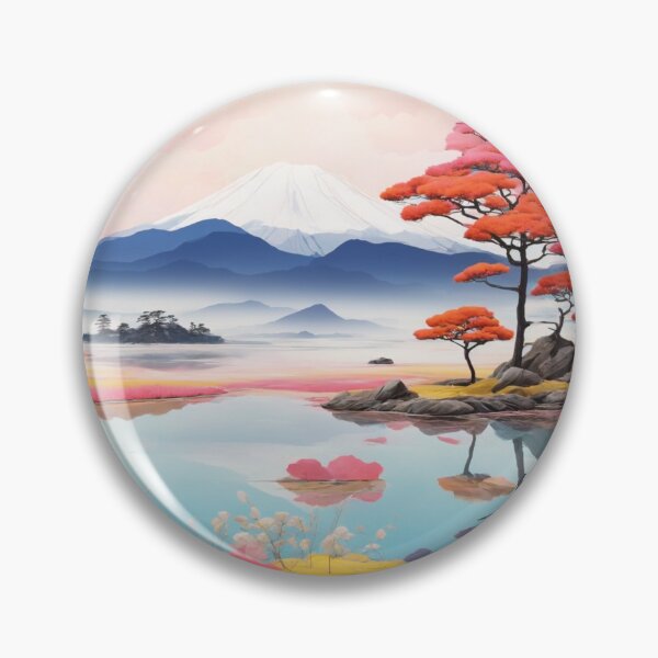 Artikelvorschau, Japanische minimalistische Landschaft. entworfen und verkauft von MinimalFun.