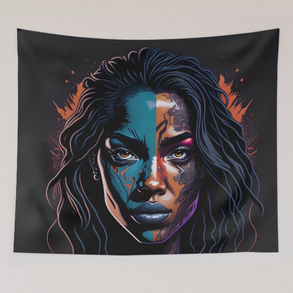 Item preview, Beautiful Artistic Girl Face designed and sold by imabbasanwar.