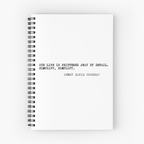 Item preview, Our life is fried away by detail. Simplify, simplify. designed and sold by marcoke.