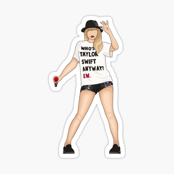 Taylor Swift Sticker, Some Indie Record, Red Album Taylor's Version, Black  and Pink Vinyl Record, Die-cut Minimalist Aesthetic Sticker 