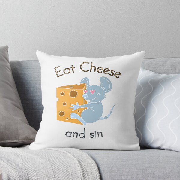 Item preview, EAT CHEESE AND SIN FUNNY GIFTS designed and sold by light-artist.