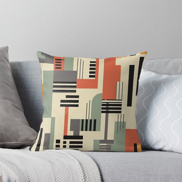 Item preview, 1950s Inspired Modernist Pattern Print designed and sold by QuestingCloset.