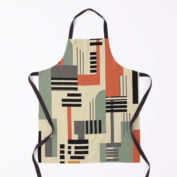Item preview, 1950s Inspired Modernist Pattern Print designed and sold by QuestingCloset.