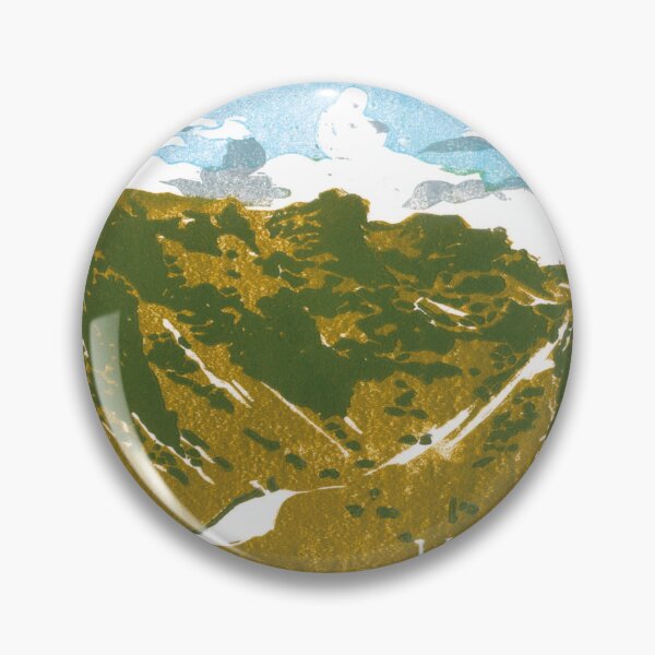 Item preview, Winnats Pass, Castleton, Derbyshire, England Landscape Linocut designed and sold by louweasely.