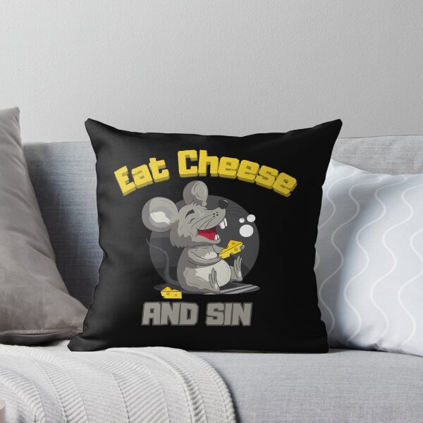Item preview, EAT CHEESE AND SIN FUNNY GIFTS designed and sold by light-artist.