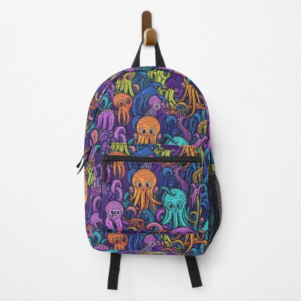 Item preview, Cute Alien Monster Tentacles Seamless Pattern designed and sold by aweartome.