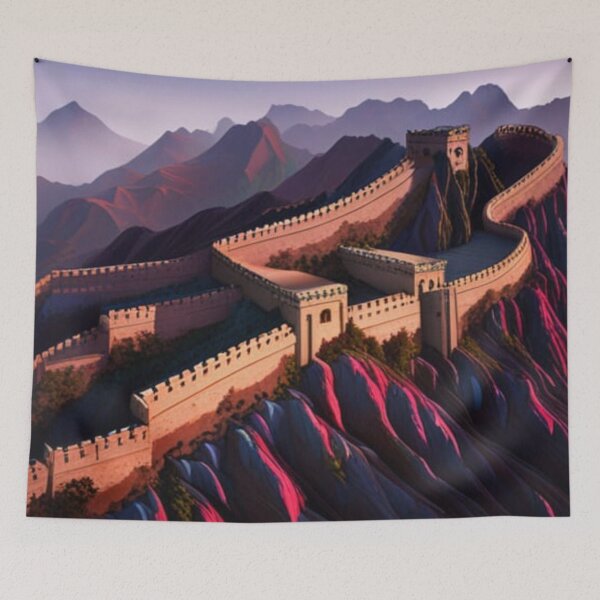 Artikelvorschau, Sonnenuntergangsrosa der Chinesischen Mauer entworfen und verkauft von JackFreestone.