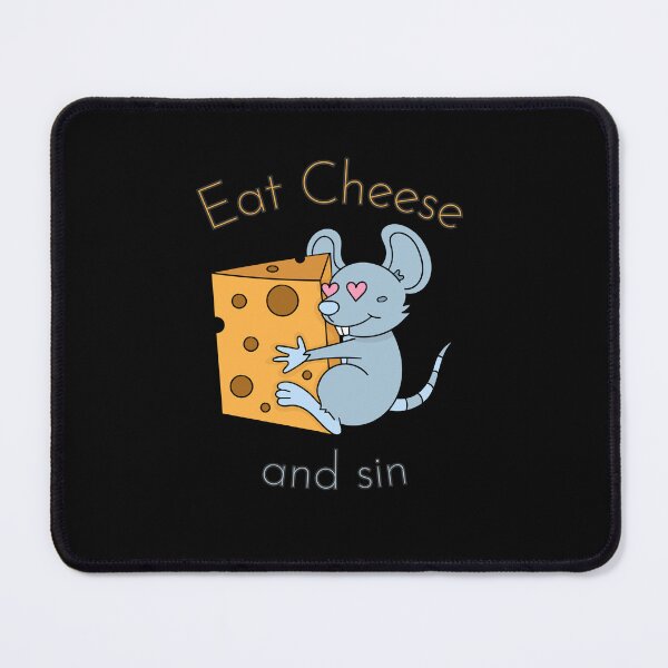 Item preview, EAT CHEESE AND SIN FUNNY GIFTS designed and sold by light-artist.