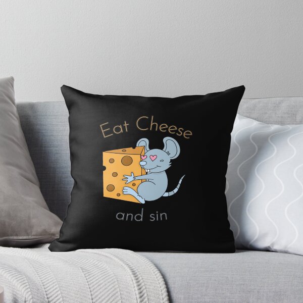 Item preview, EAT CHEESE AND SIN FUNNY GIFTS designed and sold by light-artist.