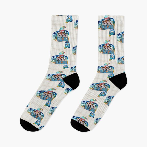 Item preview, Colorful Orca Killer Whale Beach Art designed and sold by Sharon Cummings Art.