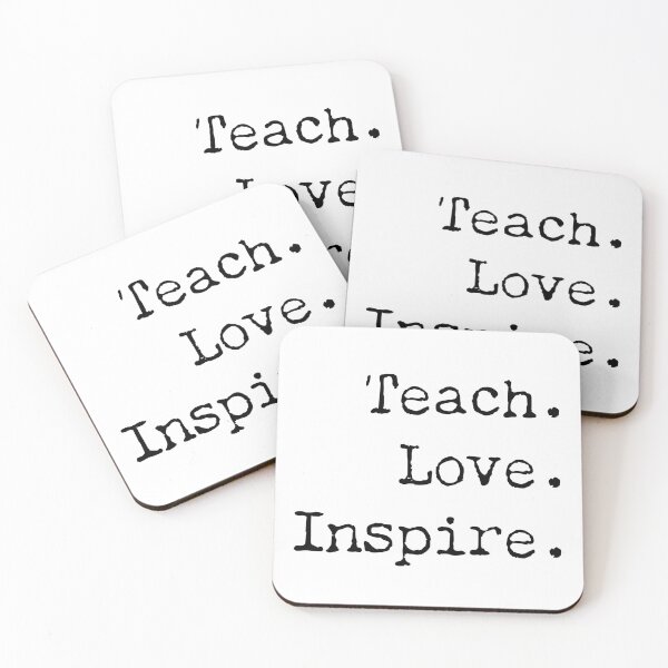 Artikelvorschau, Teach. Love. Inspire. | Teacher | Teachers | Principal  entworfen und verkauft von ShoniwDesigns.