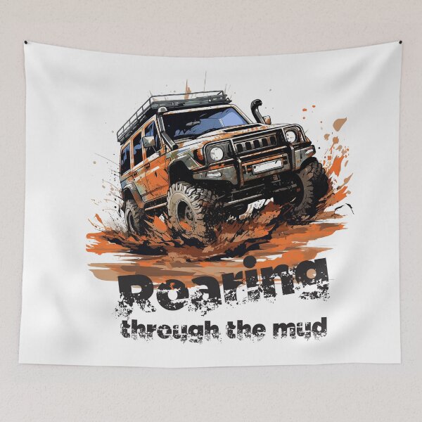 Item preview, Roaring through the mud designed and sold by Concept-Hub.
