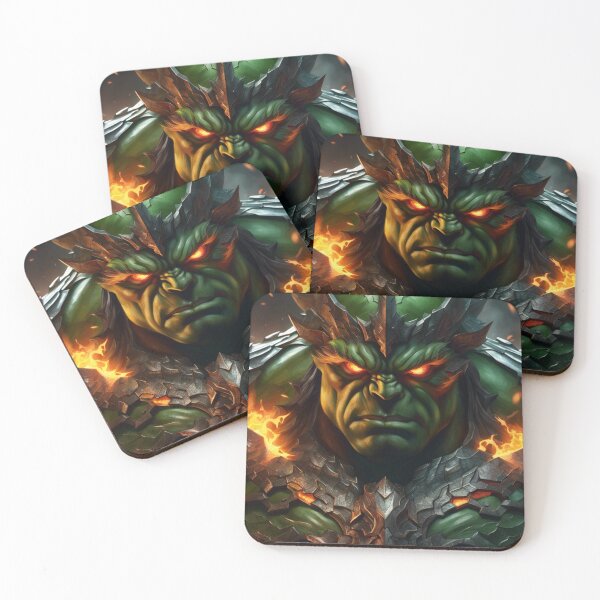 Item preview, Green King of the Dark designed and sold by MrComiCanvas.
