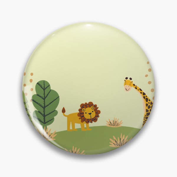 Item preview, baby lion and giraffe designed and sold by Venezuelaaaaa.