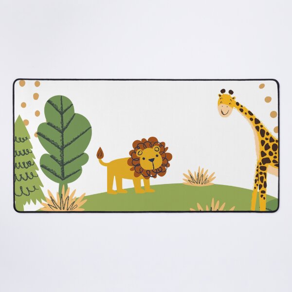 Item preview, baby lion and giraffe designed and sold by Venezuelaaaaa.