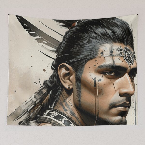 Item preview, Warrior stare designed and sold by ArtfullMinds.