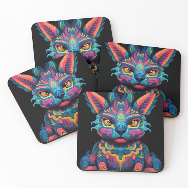 Item preview, "Neon Cunning Fox" designed and sold by Art-Vortex-fr.