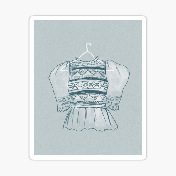 Item preview, White Vintage Blouse designed and sold by GalickaArt.