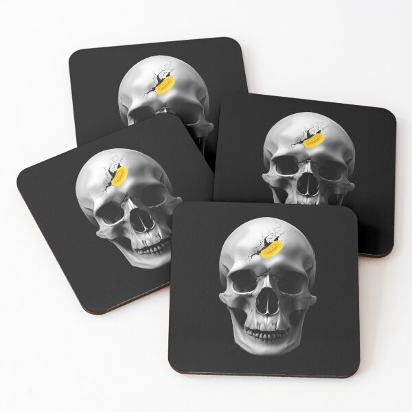 Item preview, Skull Smash with Bitcoin Design Art designed and sold by Clark81.
