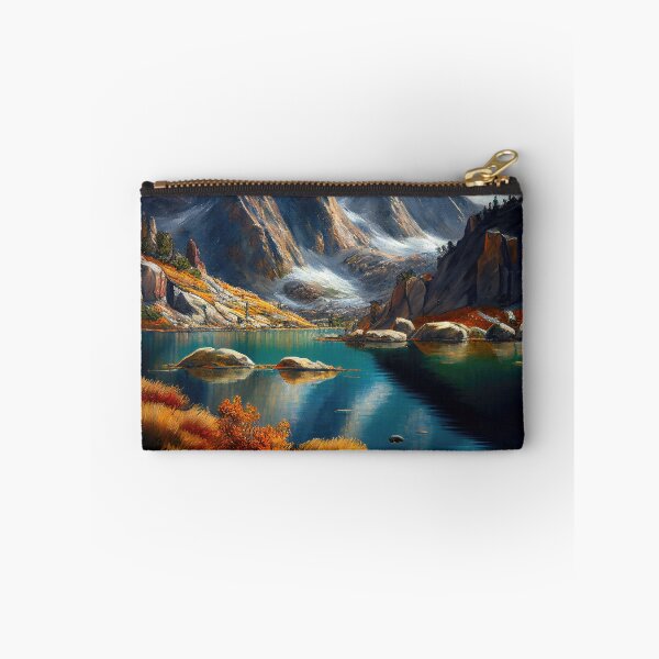 Item preview, GRANITE CLIFFS AND ALPINE LAKE designed and sold by ArtbyRolleen.