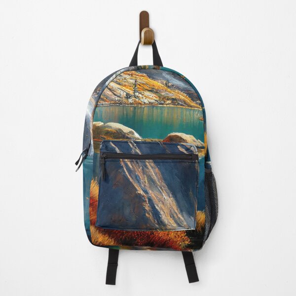 Item preview, GRANITE CLIFFS AND ALPINE LAKE designed and sold by ArtbyRolleen.