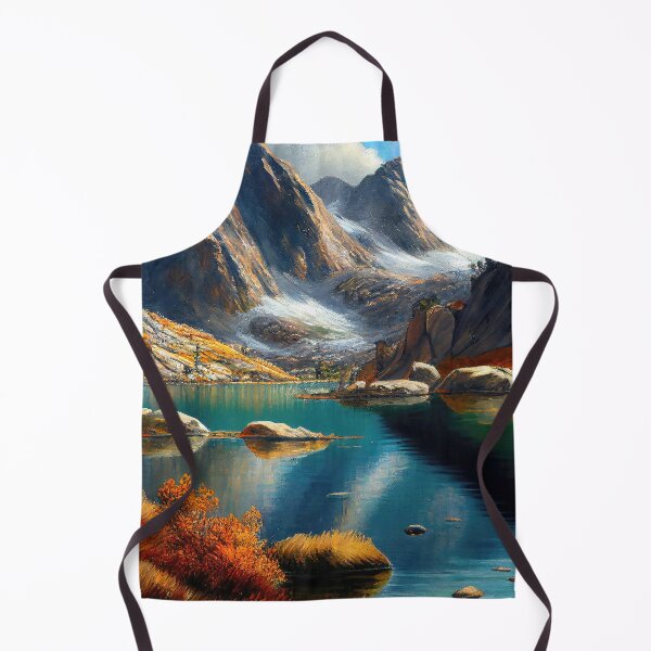 Item preview, GRANITE CLIFFS AND ALPINE LAKE designed and sold by ArtbyRolleen.
