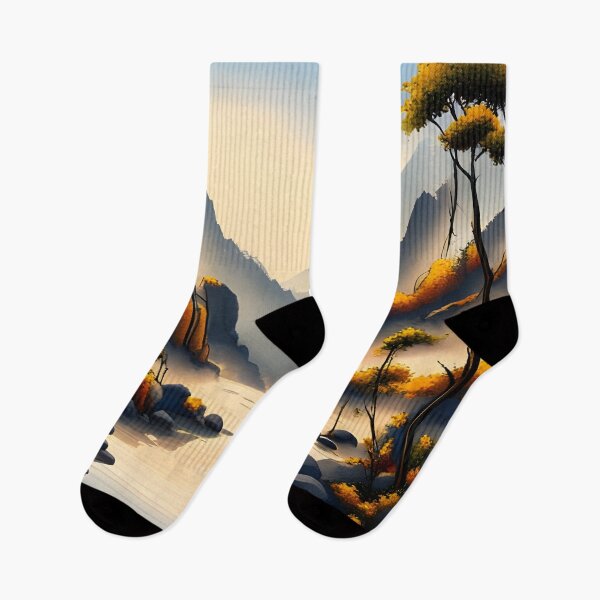 Item preview, Chinese mountain and river painting designed and sold by JackFreestone.