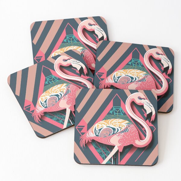 Item preview, abstract flamingo designed and sold by JulianBurgos94.